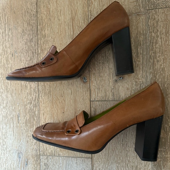 Nine West Block Heels w/ Buckle - Picture 3 of 13